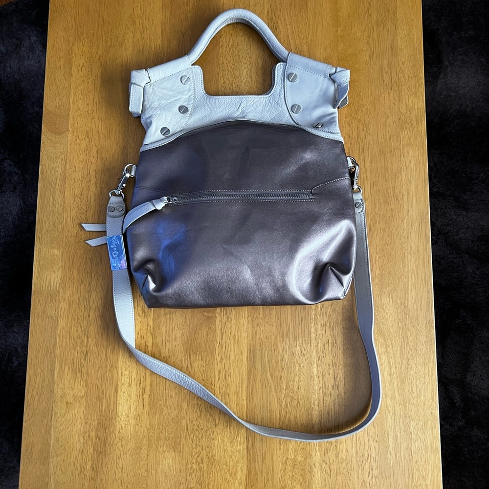Authentic Foley and Corinna Leather Handbag